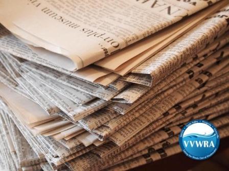 stack of newspapers