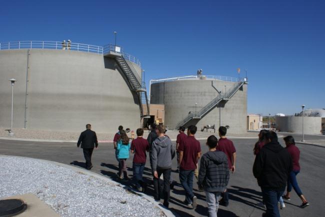 Granite Hills HS students get an up close look at our anaerobic digesters